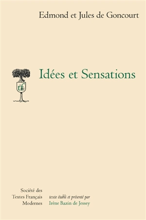 Idées et sensations - Edmond de Goncourt