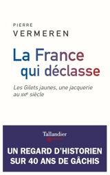 La France qui déclasse : les gilets jaunes, une jacquerie au XXIe siècle - Pierre Vermeren