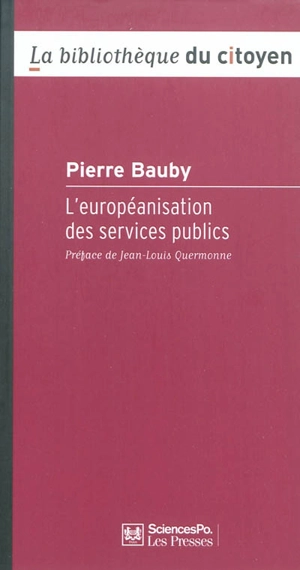 L'européanisation des services publics - Pierre Bauby