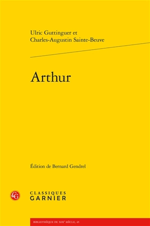 Arthur. Arthur - Ulric Guttinguer