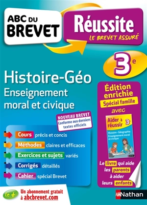 Histoire géo, enseignement moral et civique 3e : nouveau brevet - Grégoire Pralon