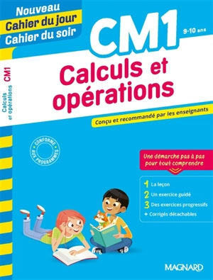 Calculs et opérations CM1, 9-10 ans - Myriam Baya Nasroune