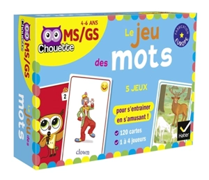 Le jeu des mots : 5 jeux pour s'entraîner en s'amusant ! : MS-GS, 4-6 ans - Nicole Amram