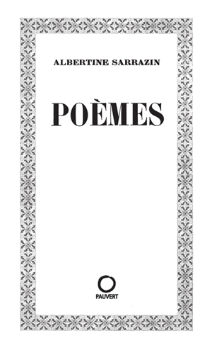 Poèmes - Albertine Sarrazin