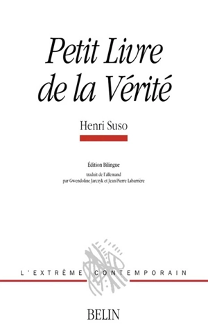 Le petit livre de la vérité - Henri Suso