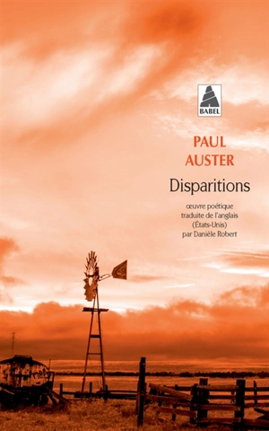 Disparitions - Paul Auster