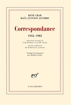 Correspondance, 1952-1983 - René Char