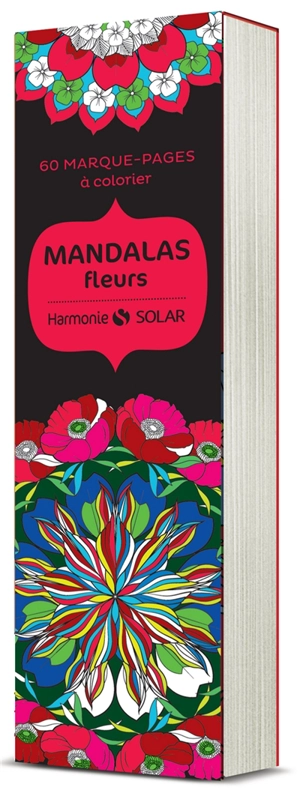Mandalas : fleurs : 60 marque-pages à colorier - Alan Guilloux