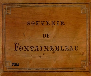 Souvenir de Fontainebleau : album d'estampes éditées à l'époque romantique par Claude-François Denecourt, créateur des sentiers de la forêt