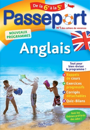Passeport anglais, de la 6e à la 5e : nouveaux programmes - Carole Bonnet