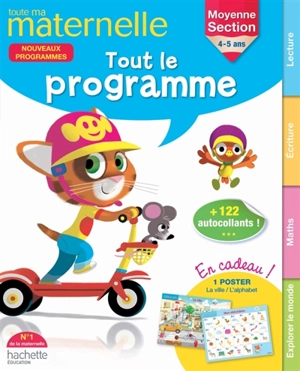 Toute ma maternelle, moyenne section, 4-5 ans : tout le programme - Guy Blandino