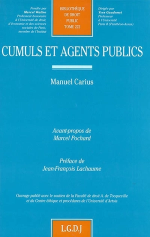 Cumuls et agents publics - Manuel Carius