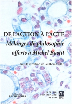 De l'action à l'acte : mélanges de philosophie offerts à Michel Bastit
