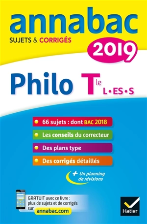 Philo terminale L, ES, S : 2019 - Stéphanie Degorre