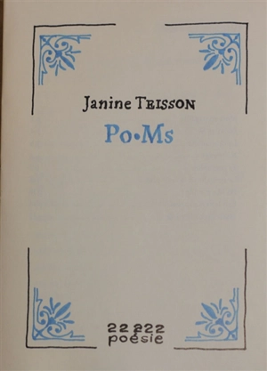 Po.Ms - Janine Teisson