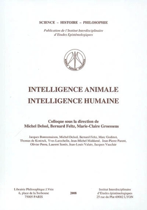 Intelligence animale, intelligence humaine