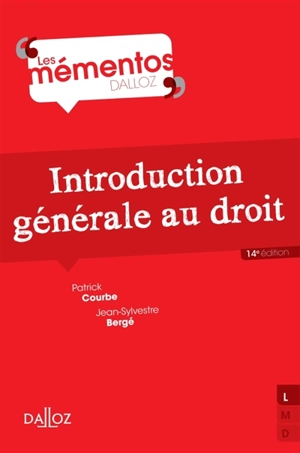 Introduction générale au droit - Patrick Courbe