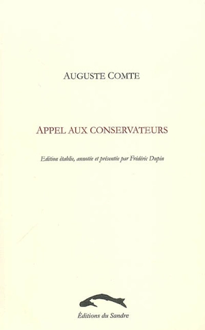 Appel aux conservateurs - Auguste Comte