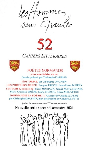 Hommes sans épaules (Les), n° 52. Poètes normands : pour une falaise du cri