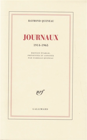 Journal, 1914-1965 - Raymond Queneau