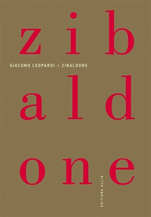 Zibaldone - Giacomo Leopardi