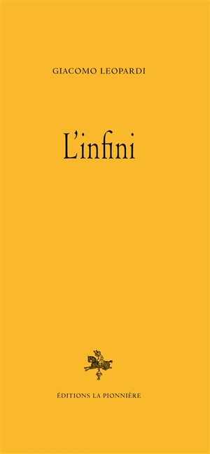 L'infini - Giacomo Leopardi