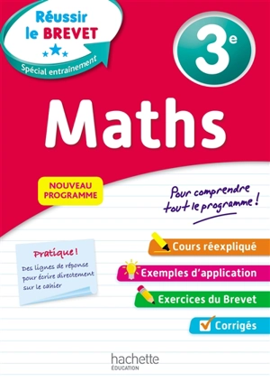 Maths 3e : nouveau programme - Michèle Blanc