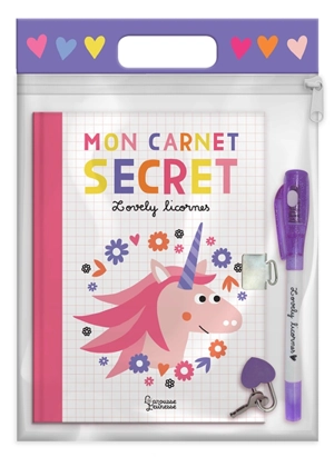 Lovely licornes : mon carnet secret - Steffie Brocoli