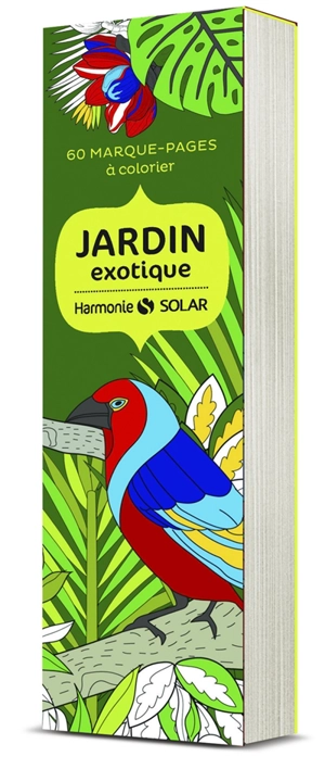 Jardin exotique : 60 marque-pages à colorier - Virginie Guyard