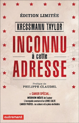 Inconnu à cette adresse - Kathrine Kressmann Taylor