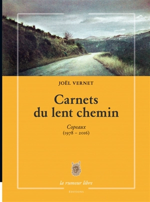 Carnets du lent chemin : copeaux (1978-2016) - Joël Vernet