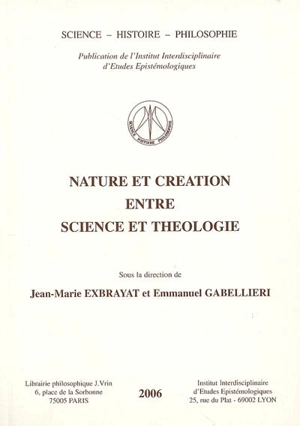 Nature et création entre science et théologie