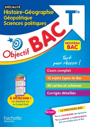 Histoire géographie, géopolitique, sciences politiques terminale spécialité : nouveau bac - Vincent Adoumié