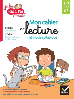 Mon cahier de lecture méthode syllabique : CP, 5-7 ans - Clémentine Delile