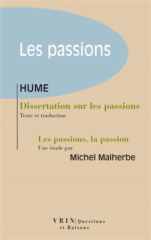 Les passions - David Hume