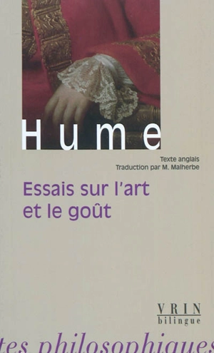 Essais sur l'art et le goût - David Hume