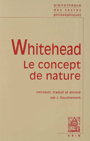 Le concept de nature - Alfred North Whitehead