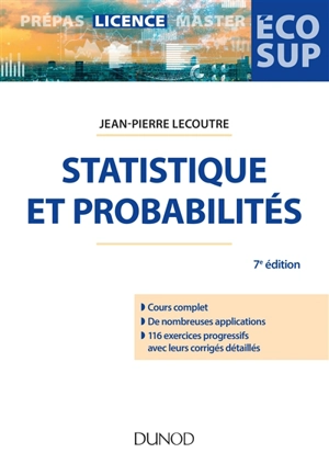 Statistique et probabilités - Jean-Pierre Lecoutre