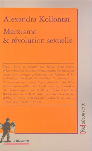 Marxisme et révolution sexuelle - Aleksandra Mikhaïlovna Kollontaï