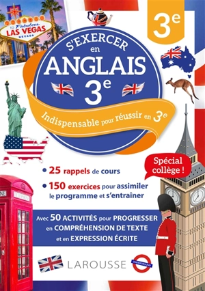 S'exercer en anglais, 3e : 25 rappels de cours, 150 exercices pour assimiler le programme et s'entraîner - Rozenn Etienne