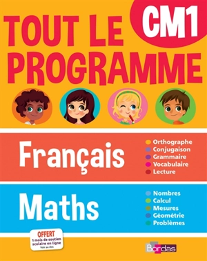 Tout le programme français-maths, CM1 - Ginette Grandcoin-Joly