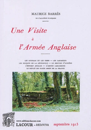 Une visite à l'armée anglaise - Maurice Barrès