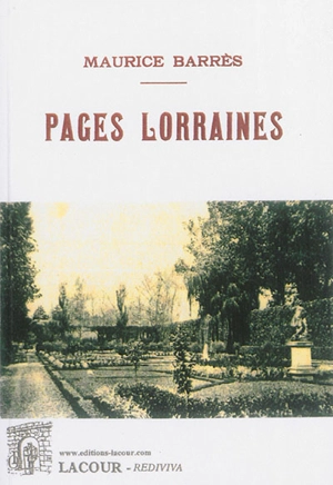 Pages lorraines - Maurice Barrès