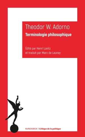 Terminologie philosophique I et II - Theodor Wiesengrund Adorno