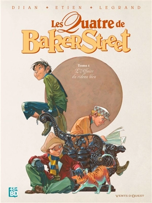 Les quatre de Baker Street. Vol. 1. L'affaire du rideau bleu (48 h BD 2020) - Jean-Blaise Djian