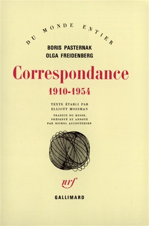 Correspondance : 1910-1954 - Boris Leonidovitch Pasternak