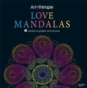 Love mandalas : 6 cartes à gratter - Lidia Kostanek