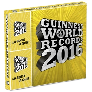 Guinness world records 2016 : la boîte à quiz - Guinness world records