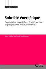 Sobriété énergétique : contraintes matérielles, équité sociale et perspectives institutionnelles