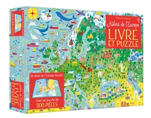 Atlas de l'Europe : livre et puzzle - Jonathan Melmoth